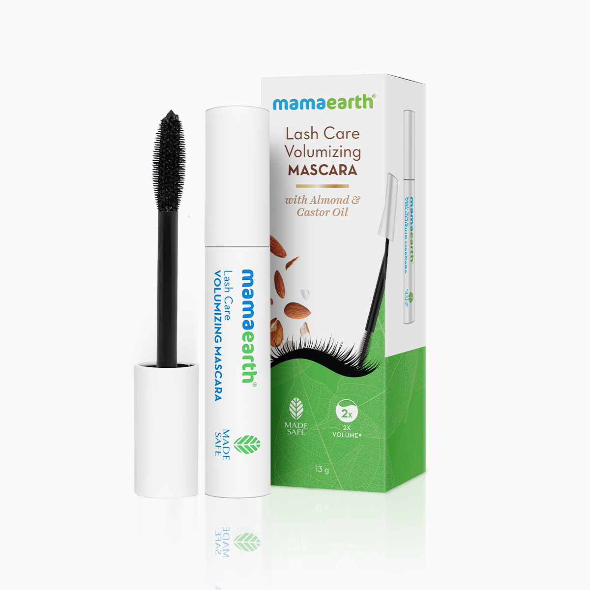 Lash Care Volumizing Mascara with Castor Oil & Almond Oil for 2X Instant Volume - 13 g