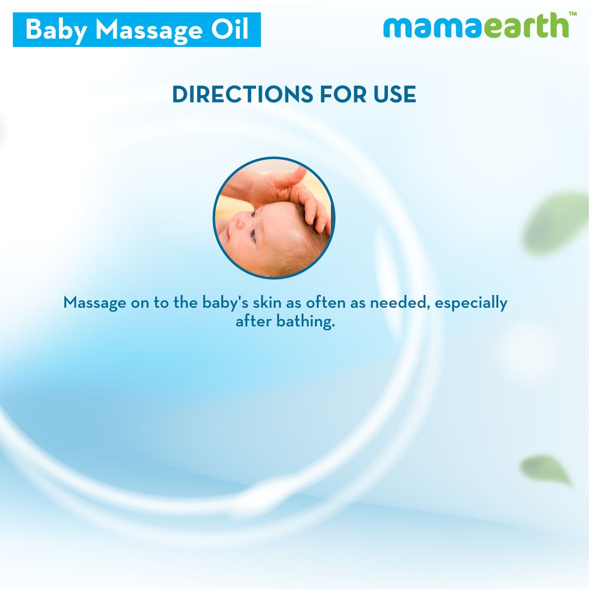 Soothing Massage Oil for Babies with Sesame, Almond and Jojoba Oil - 200ml