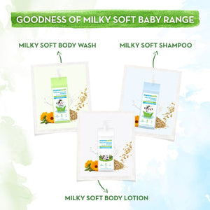 Milky Soft Baby Range body wash shampoo body lotion