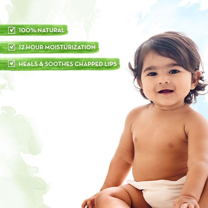 Milky Soft Natural Lip Balm for Babies with Oats, Milk & Calendula – 4g
