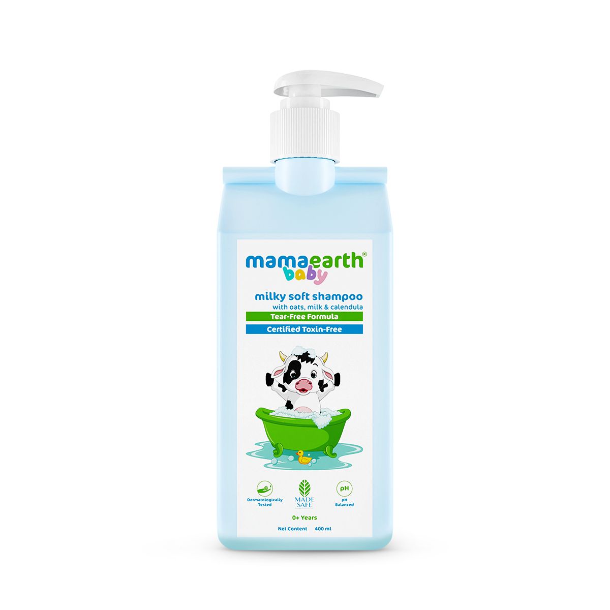 Milky Soft Shampoo with Oats, Milk and Calendula for Babies - 400 ml