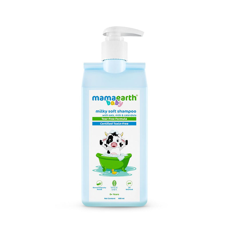 Milky Soft Shampoo with Oats, Milk and Calendula for Babies - 400 ml