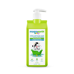 Milky Soft Baby Body Wash 400ml bottle front view
