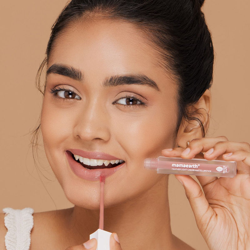 Feather Light Liquid Matte Lipstick - Nude Brown - 3.5ml