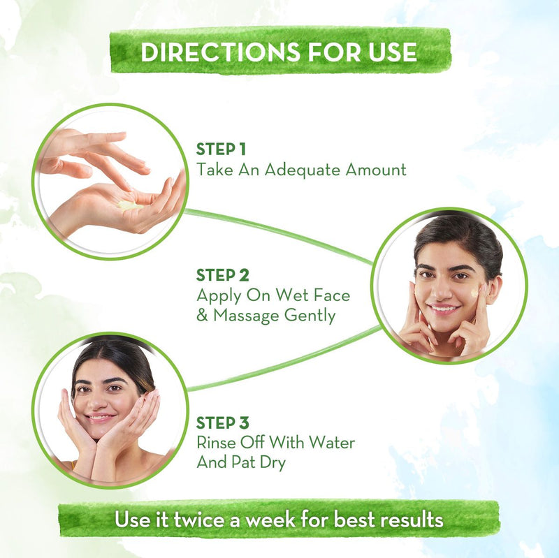 Multani Mitti Face Wash with Multani Mitti & Bulgarian Rose For Oil Control & Acne -  100 ml - Pack of 2