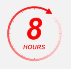 Up To 8 Hours Protection
