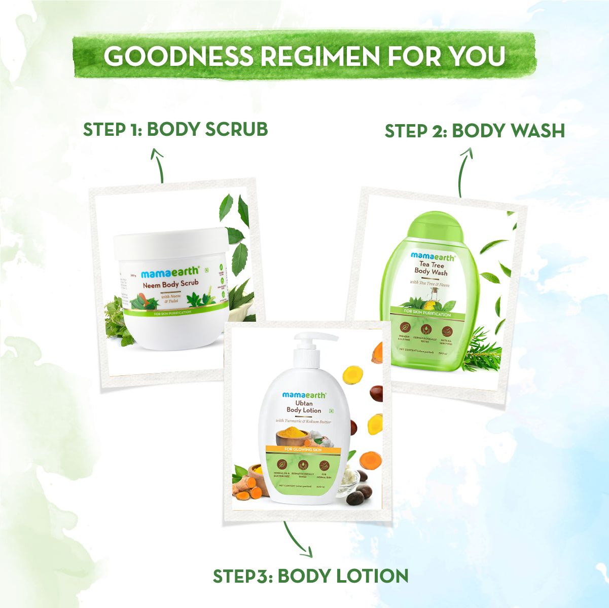 Neem Body Scrub with Neem and Tulsi for Skin Purification - 200 g