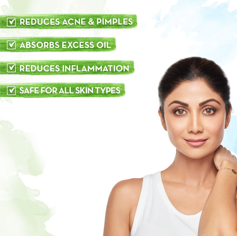 Neem Face Mask with Neem and Tea Tree for Pimples and Zits, 100 ml