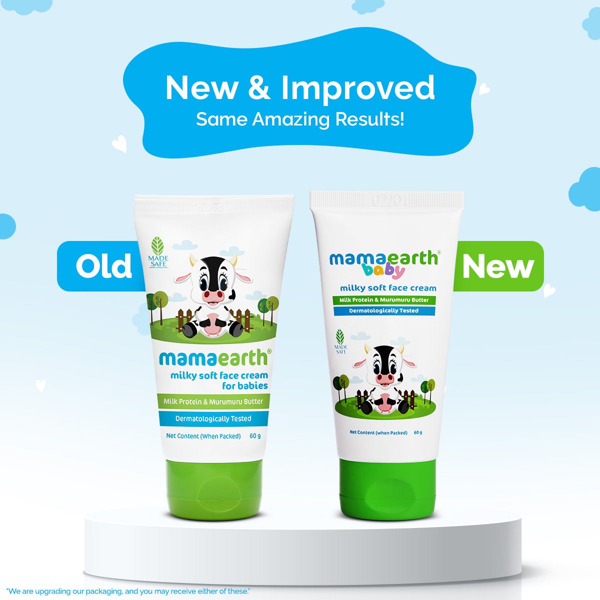 Milky Soft Face Cream With Murumuru Butter for Babies, 60g
