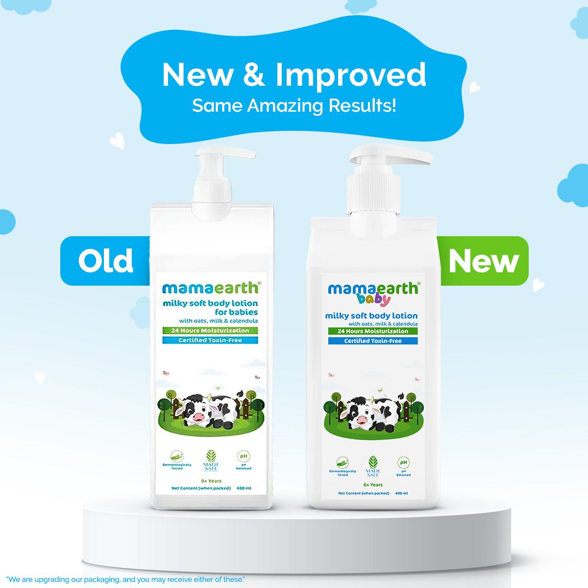 Milky Soft Body Lotion for Babies with Oats, Milk and Calendula - 400ml
