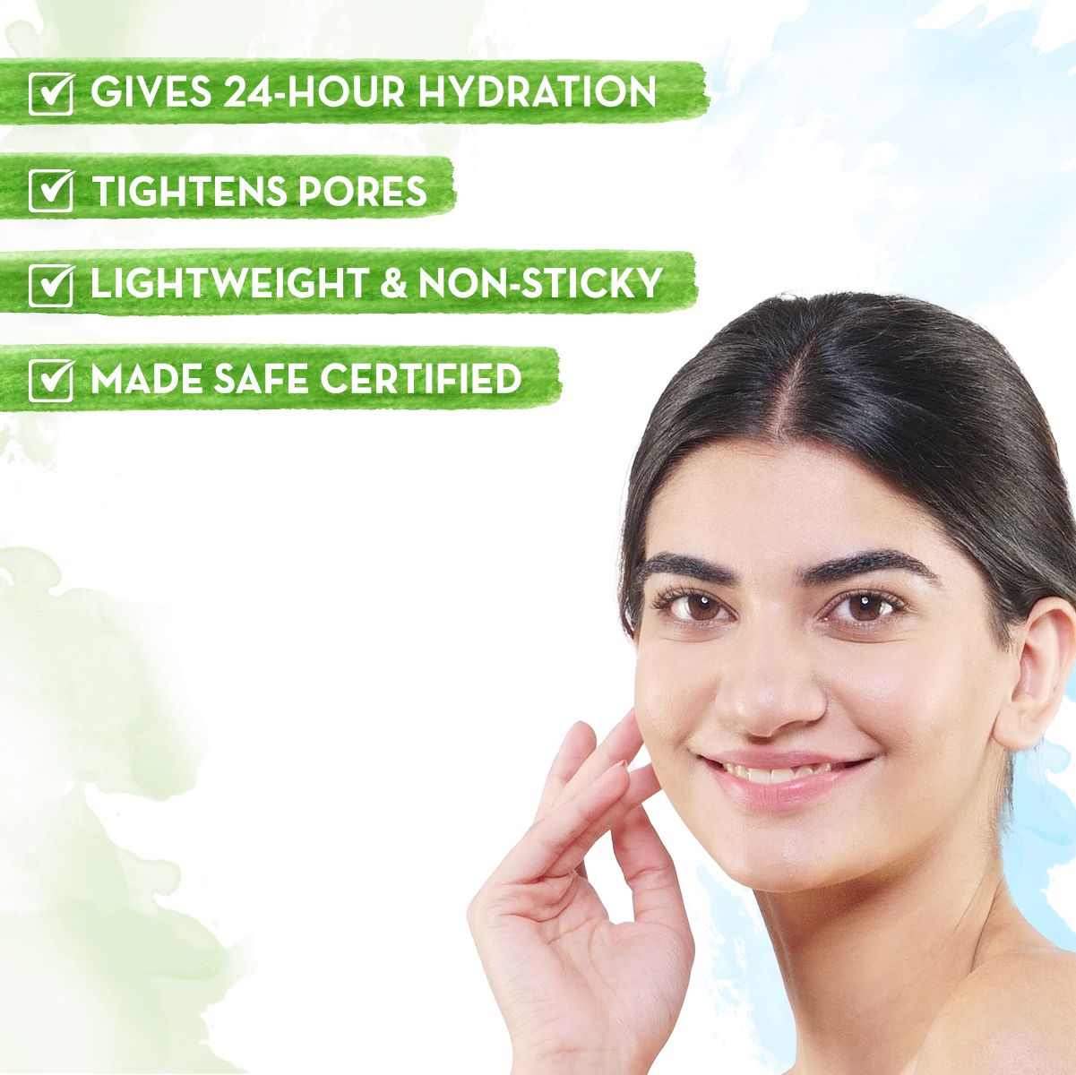 Green Tea Oil-Free Face Moisturizer with Green Tea & Collagen For Open Pores- 80 g