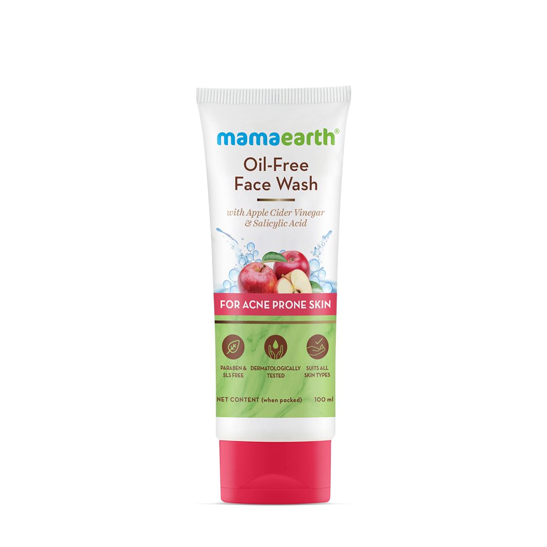 Oil-Free Face Wash with Apple Cider Vinegar & Salicylic Acid for Acne-Prone Skin– 100 ml