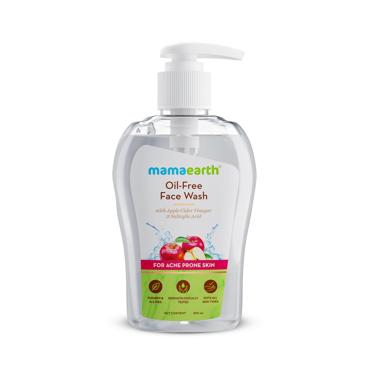 Oil-Free Face Wash with Apple Cider Vinegar & Salicylic Acid for Acne-Prone Skin– 250 ml
