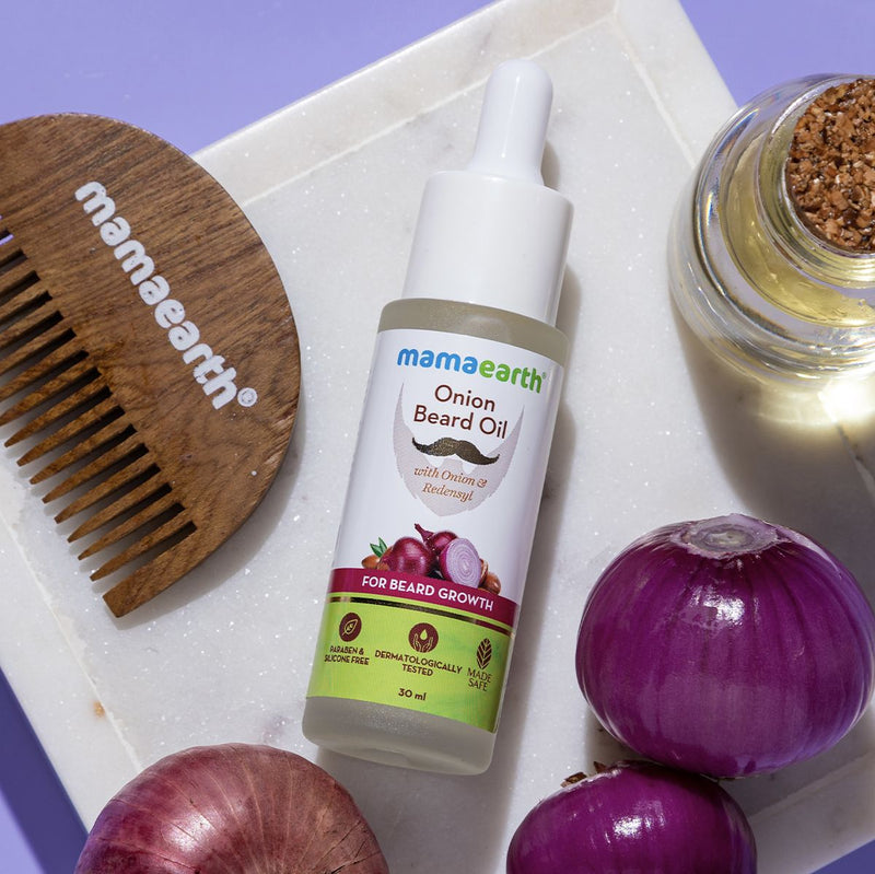 Onion Beard Oil with Onion & Redensyl For Beard Growth – 30 ml