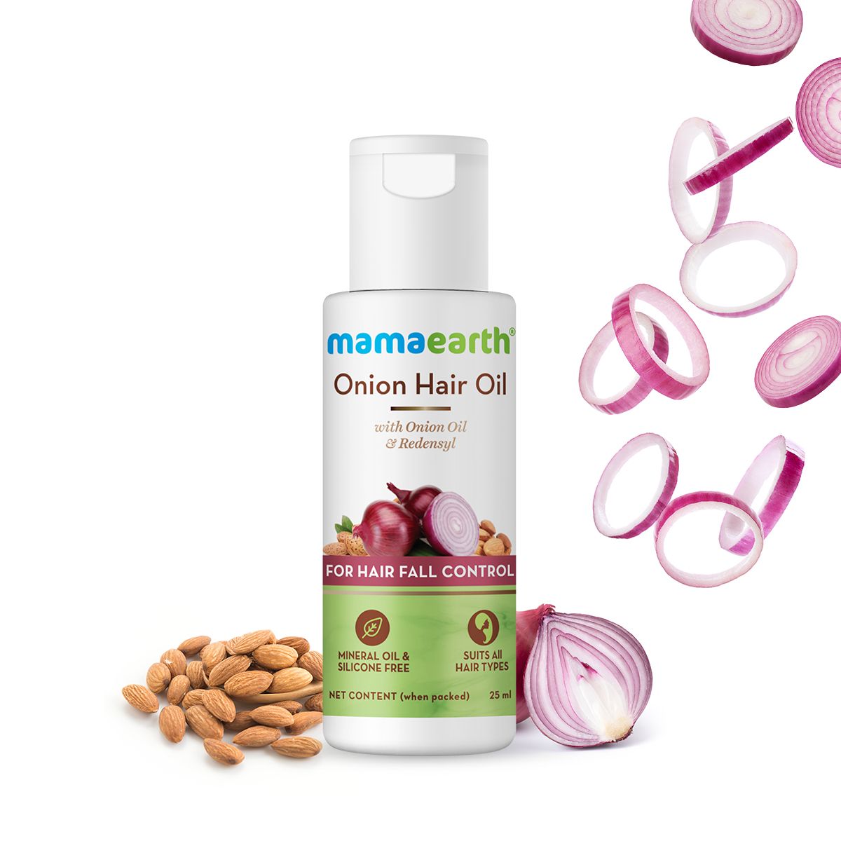 Onion Hair Oil with Onion and Redensyl for Hair Fall Control - 20ml