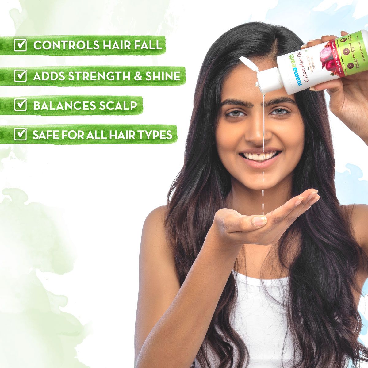 Onion Hair Oil with Onion and Redensyl for Hair Fall Control - 20ml