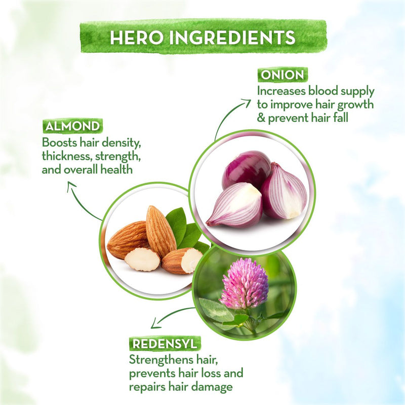 Onion Hair Oil with Onion and Redensyl for Hair Fall Control - 25ml