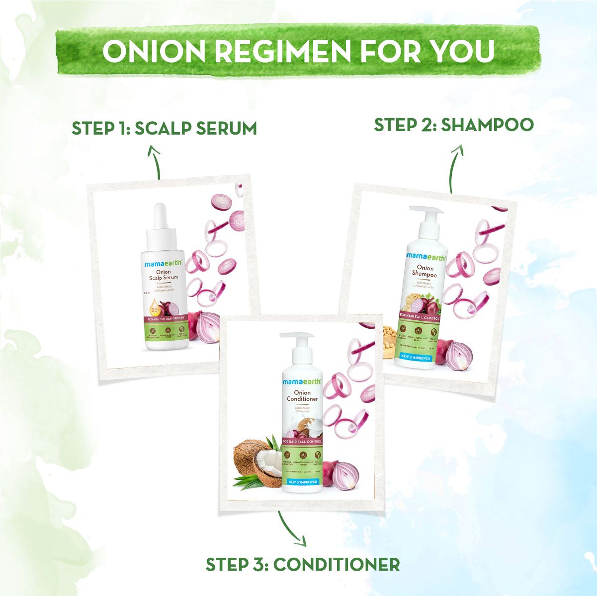 Onion Scalp Serum with Onion and Niacinamide for Healthy Hair Growth - 50ml