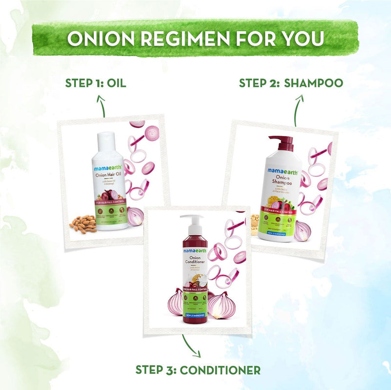 Onion Shampoo for Hair Growth and Hair Fall Control with Onion and Plant Keratin - 1 Litre