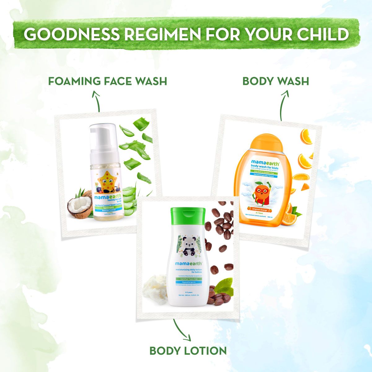 Original Orange Body Wash For Kids with Orange and Oat Protein - 300 ml