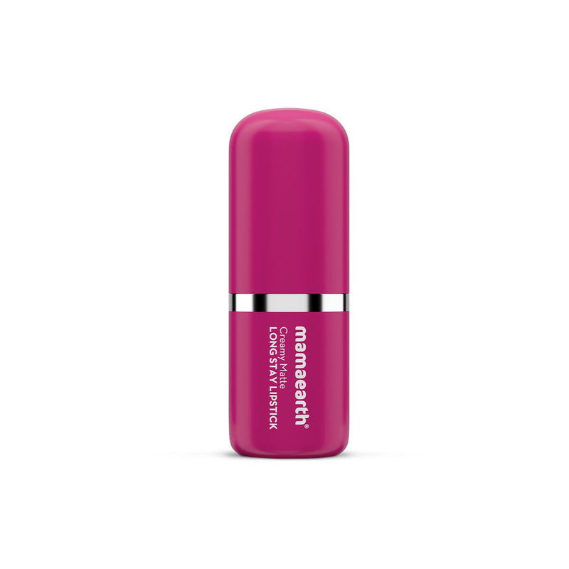 Creamy Matte Long Stay Lipstick with Murumuru Butter and Vitamin E  - 4.2g | Pink Camellia