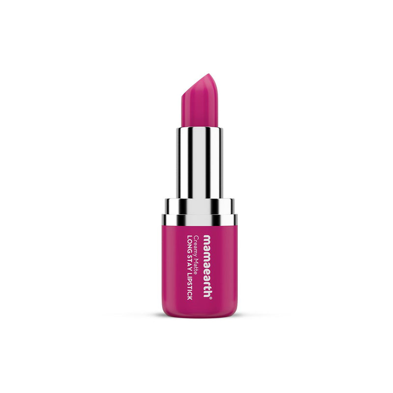 Creamy Matte Long Stay Lipstick with Murumuru Butter and Vitamin E  - 4.2g | Pink Camellia