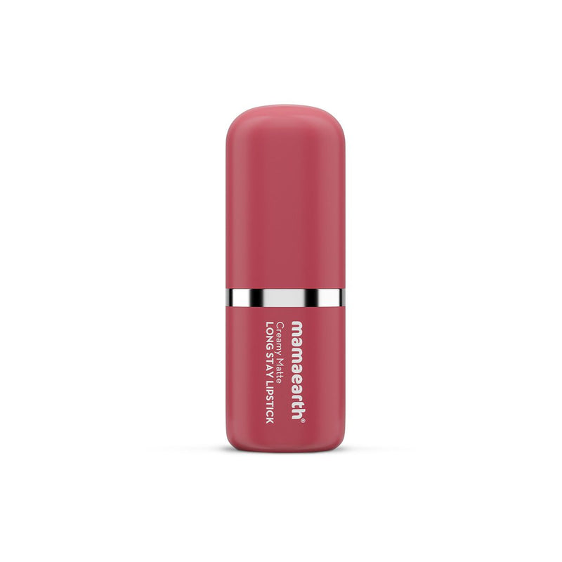 Creamy Matte Long Stay Lipstick with Murumuru Butter and Vitamin E  - 4.2g | Pink Rose