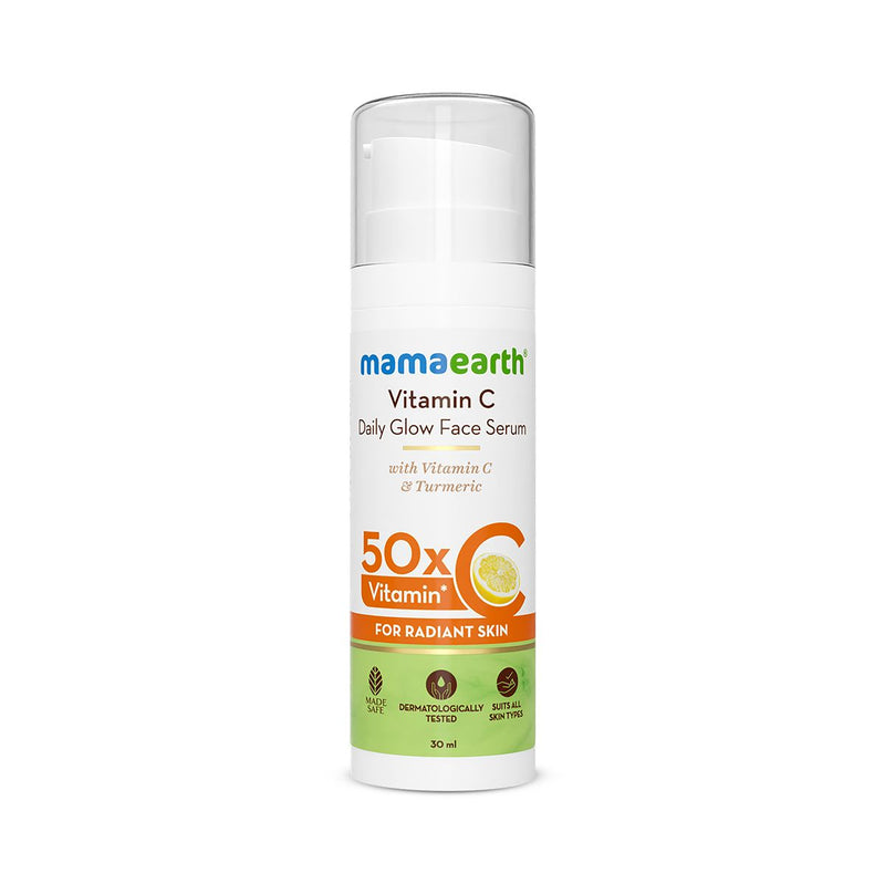 Vitamin C Daily Glow Face Serum With Vitamin C & Turmeric for Radiant Skin - 30 ml