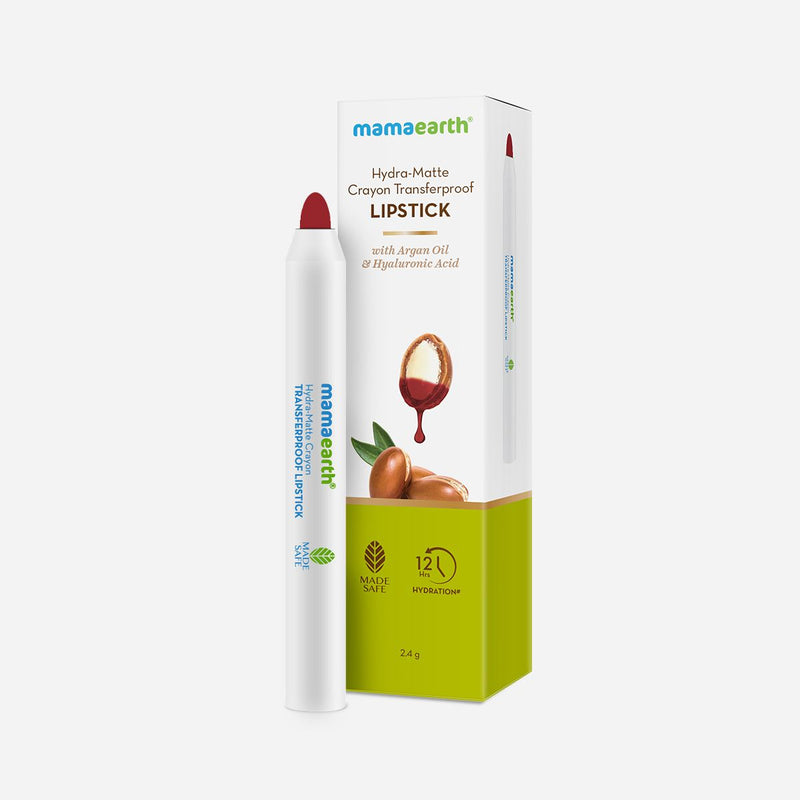 Hydra-Matte Crayon Transferproof Lipstick - 2.4 g - Raspberry Red