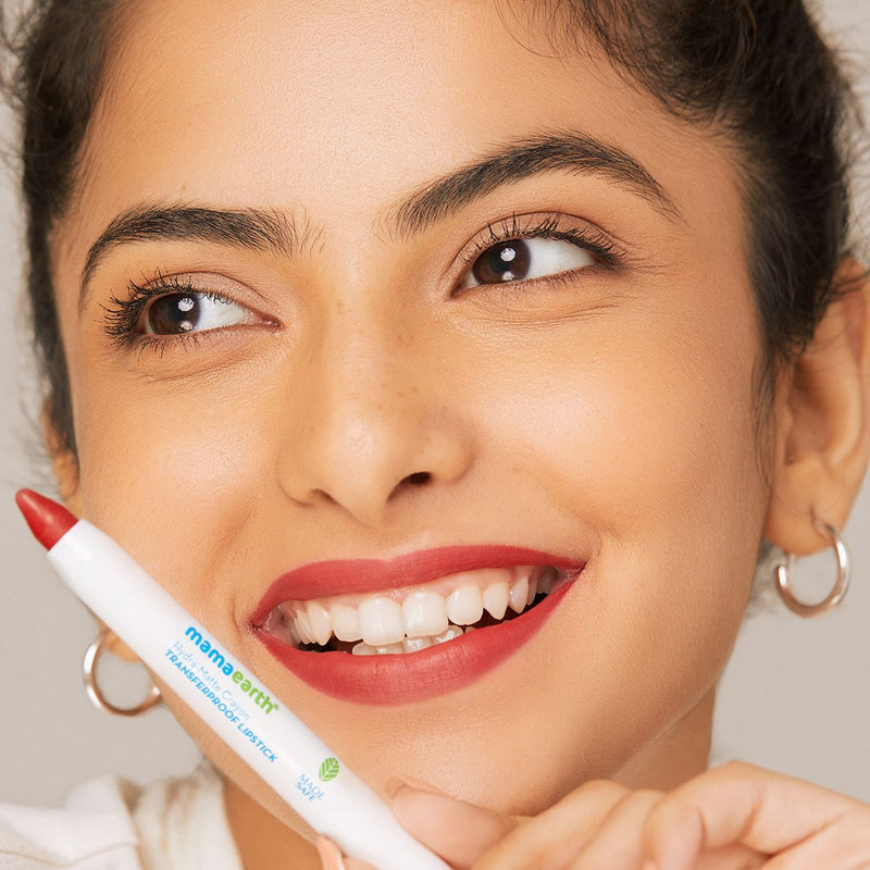 Hydra-Matte Crayon Transferproof Lipstick - 2.4 g - Raspberry Red