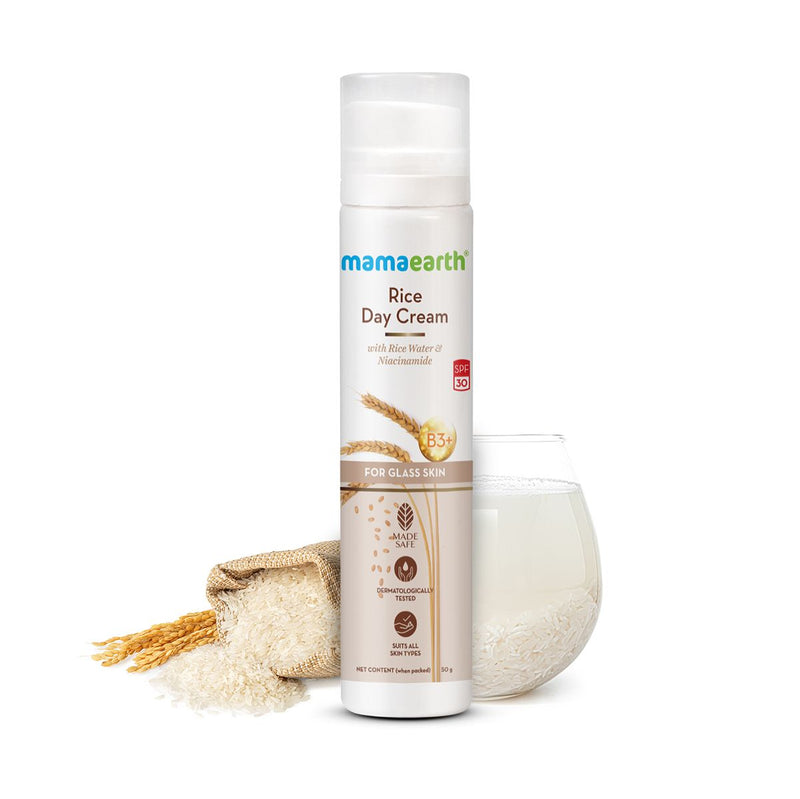 Rice Day Cream With Rice Water & Niacinamide for Glass Skin - 50 g