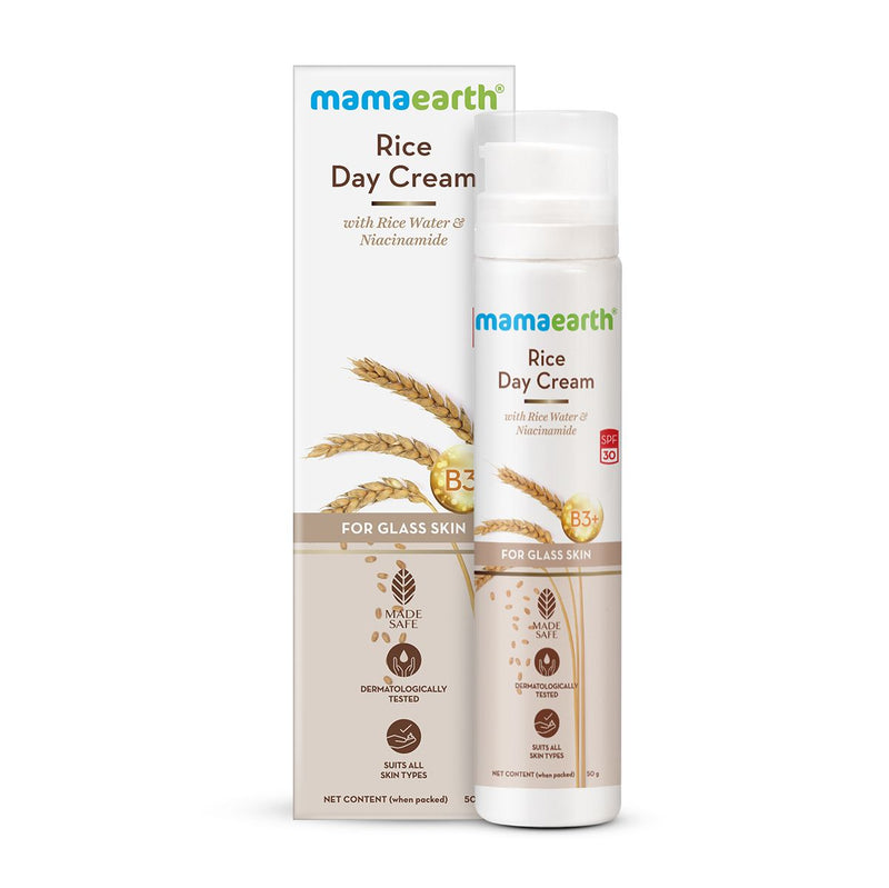 Rice Day Cream With Rice Water & Niacinamide for Glass Skin - 50 g