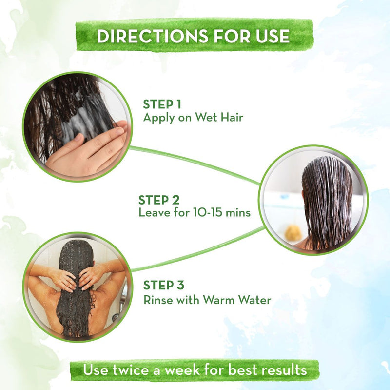 Rice Water Hair Mask with Rice Water and Keratin For Smoothening Hair and Damage Repair - 200 g