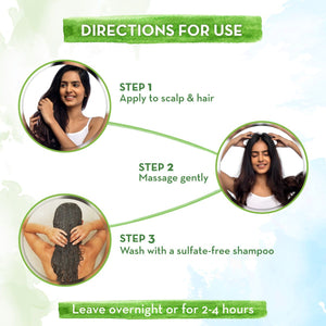 How to use Mamaearth Rice Hair Oil 
