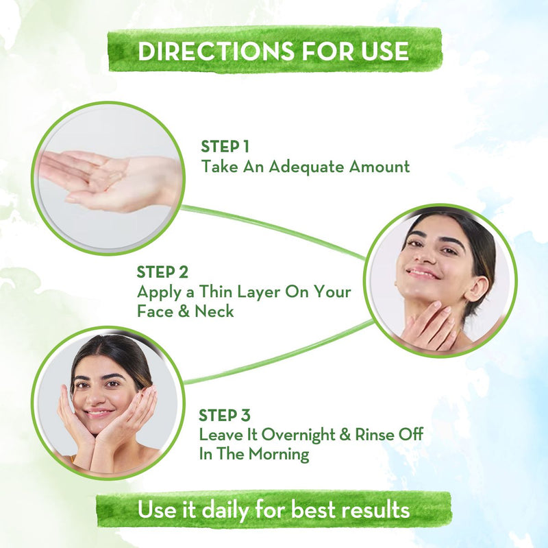 Rice Sleeping Face Mask With Rice Water & Niacinamide for Glass Skin - 100 ml