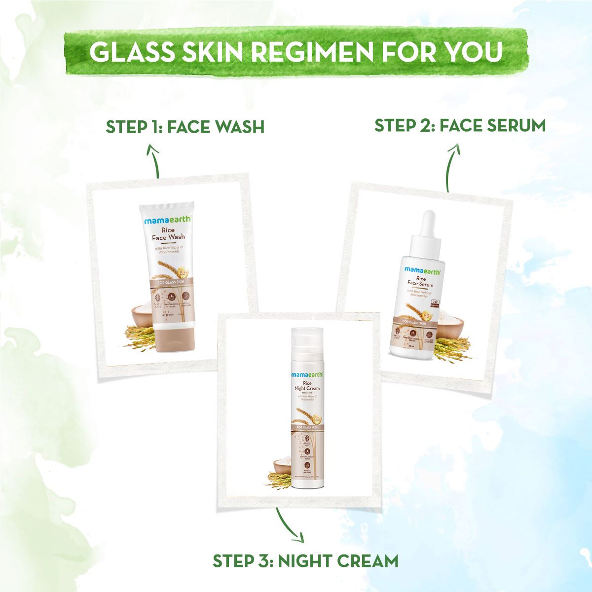 Rice Night Cream With Rice Water & Niacinamide for Glass Skin - 50 g