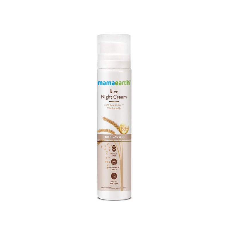 Rice Night Cream With Rice Water & Niacinamide for Glass Skin - 50 g