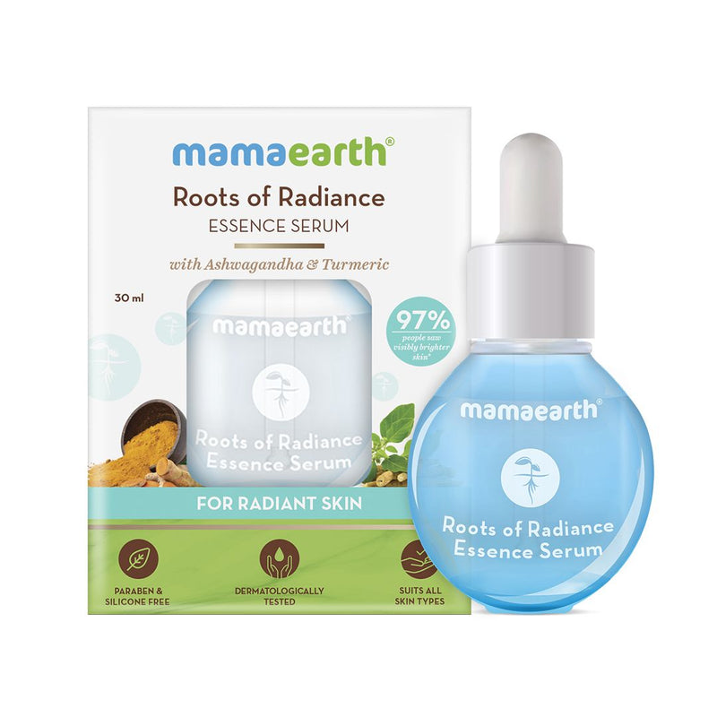 Roots of Radiance Essence Serum with Ashwagandha & Turmeric for Radiant Skin – 30 ml