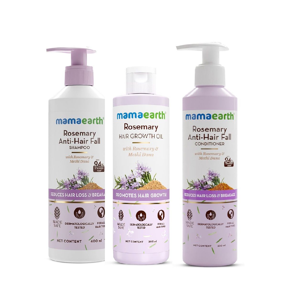 Rosemary Complete Hair Care Kit - 850ml
