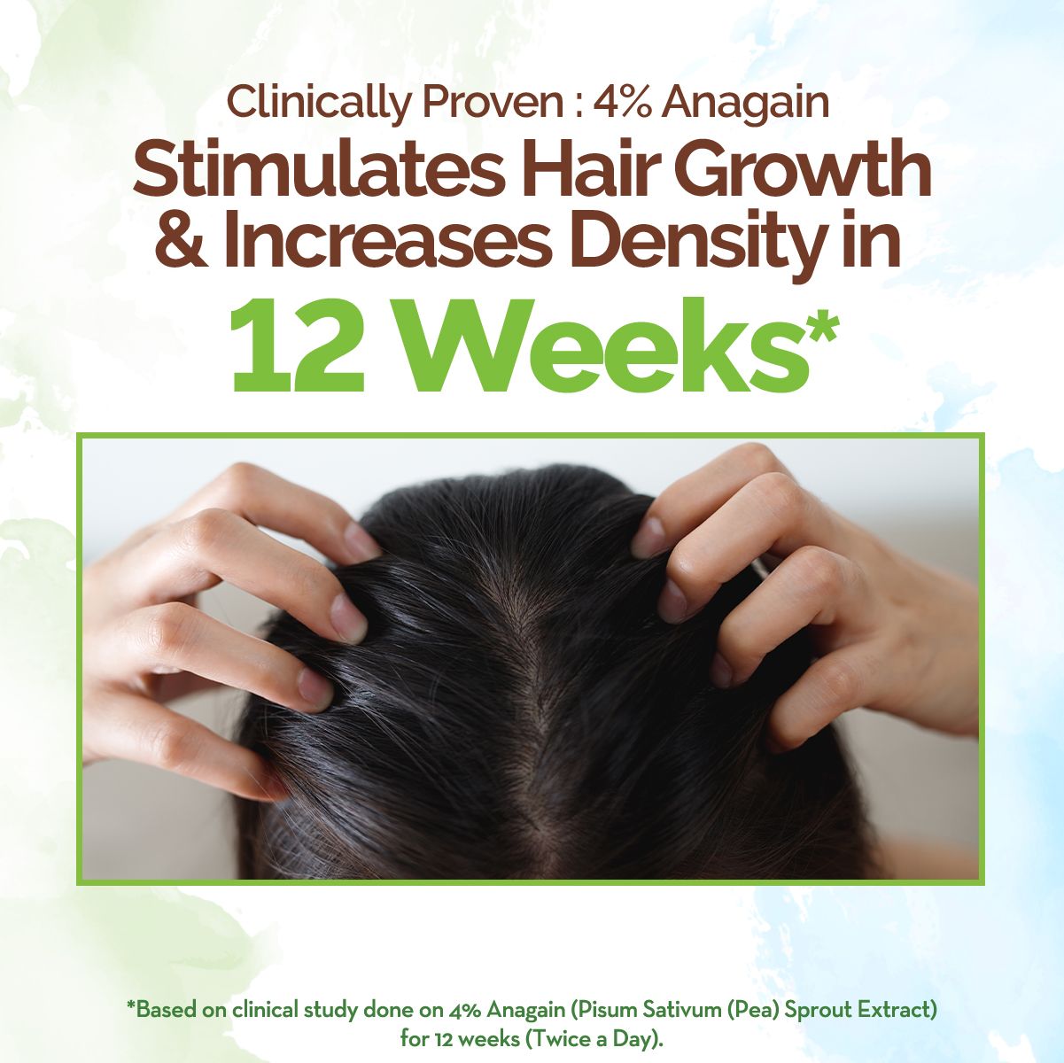 Rosemary Hair Growth Scalp Serum with 95% Pure Rosemary Oil Extract & 4% Anagain  - 50 ml