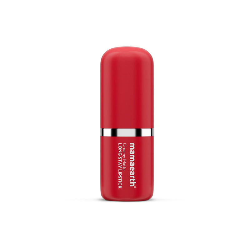 Creamy Matte Long Stay Lipstick with Murumuru Butter and Vitamin E  - 4.2g | Ruby Crush