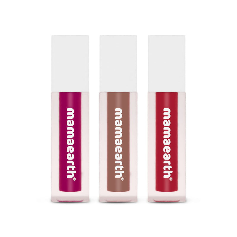 Feather Light Liquid Matte Mini Lipsticks- Set of 3