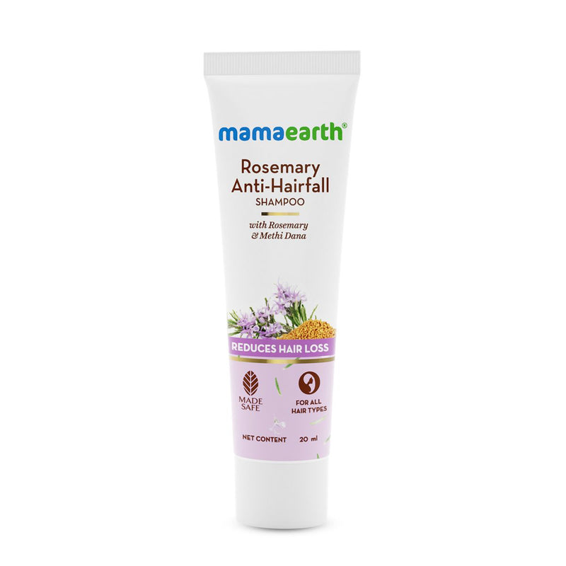 Rosemary Anti-Hair Fall Shampoo with Rosemary & Methi Dana for Reducing Hair Loss & Breakage - 20 ml