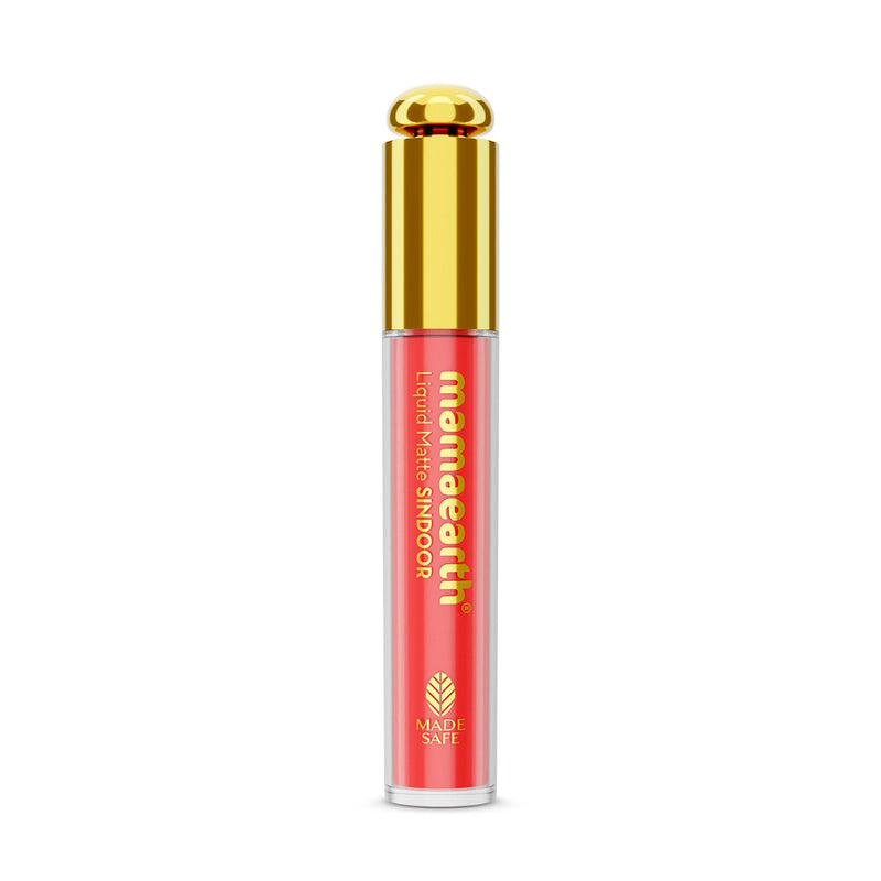 Liquid Matte Sindoor with Almond Extract & Vitamin E - 2.8 ml | 01 - Red