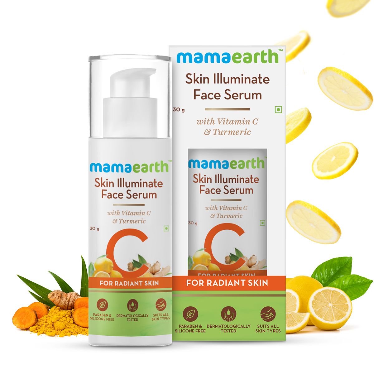Skin Illuminate Face Serum for Radiant Skin with Vitamin C and Turmeric - 30 g