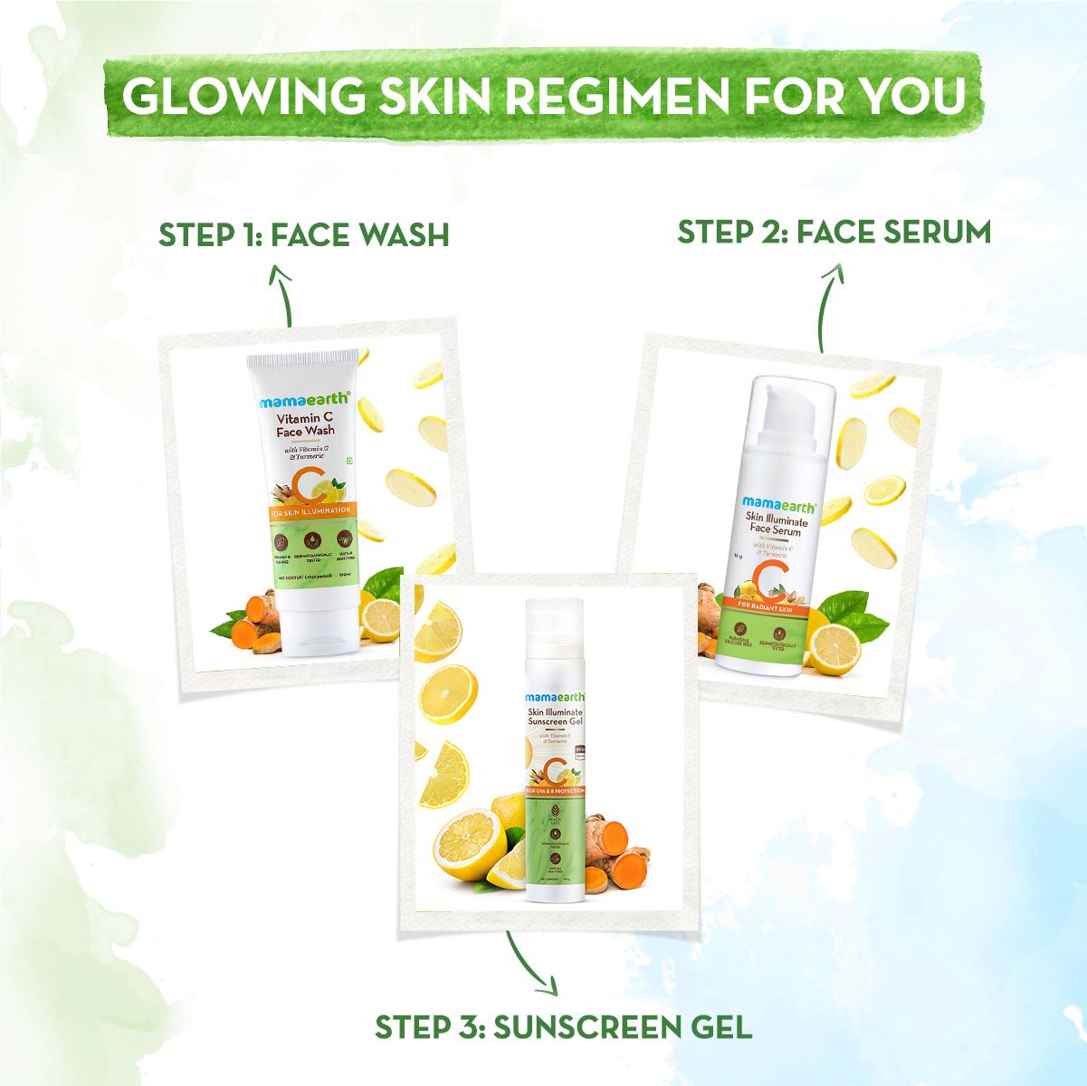Skin Illuminate Sunscreen Gel SPF 50 with Vitamin C & Turmeric for UVA & B Protection - 50 g