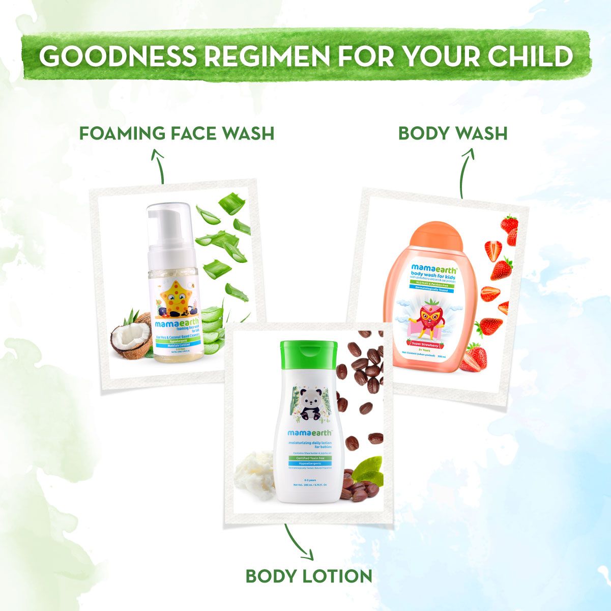 Super Strawberry Body Wash for Kids with Strawberry and Oat Protein - 300 ml