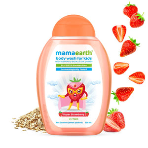 Mamaearth Super Strawberry Body Wash for Kids 