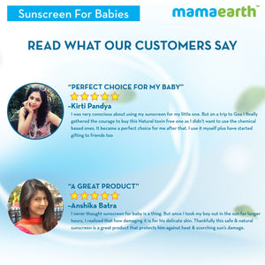 mamaearth baby sunscreen reviews