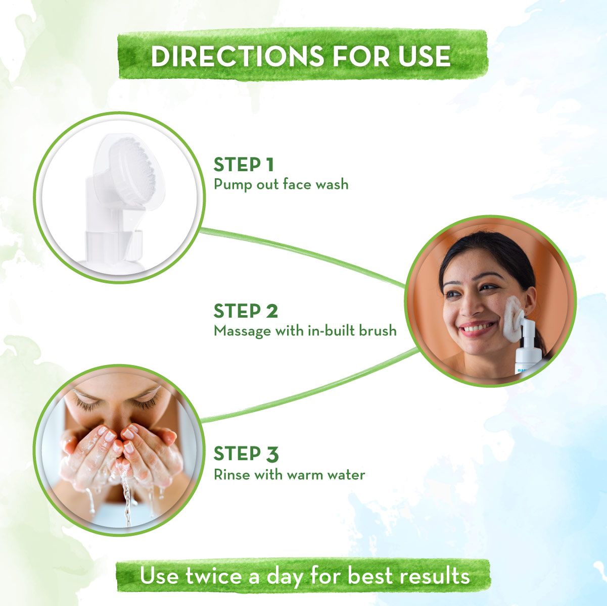 Tea Tree Foaming Face Wash with Tea Tree and Salicylic Acid for Acne and Pimples - 150ml (Pack of 2)